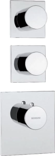 Термостат для ванны с душем Bossini OKI 2 Outlets LP Z031203.030, хром