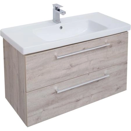 Тумба Dreja GIO 100 см под умывальник дуб кантри, подвесная