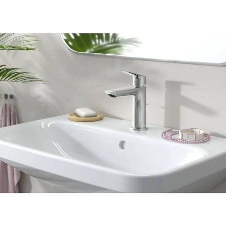 Смеситель Hansgrohe 71253000 Logis Fine для раковины 110 мм, гладкий хром
