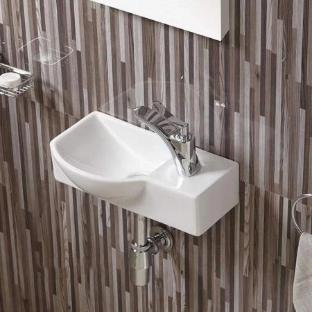 Раковина CeramaLux 7947AL 40x22x10 см подвесная