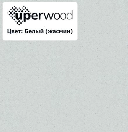 Раковина кварцевая Uperwood Lotus Quartz, 100 см, белая матовая, жасмин