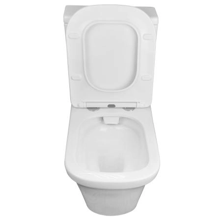 Унитаз напольный  Azario Candy 370х620х780 безободковый,  и сиденьем микролифт (AZ-1503B)