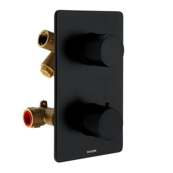 Термостат для душа Bossini OKI Z00002.073, черный матовый