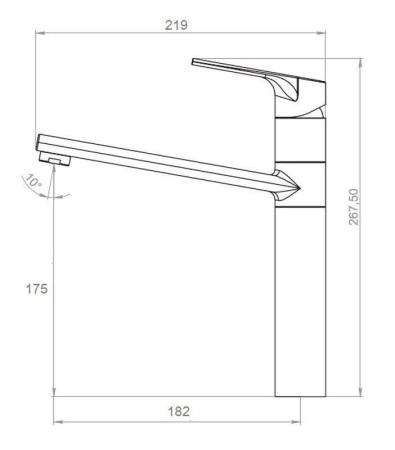 Смеситель для кухни ESKO Ontario ON 519B хром