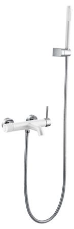 Смеситель для ванны Boheme Uno. White Chrome 463-WCR