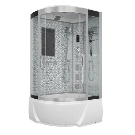Душевая кабина Niagara Luxe NG-7712WR (800x1200х2150) высокий поддон стенки БЕЛЫЕ