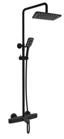 Душевая система KAISER Star (02182-2) с термостатом черный