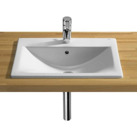 Roca Diverta Раковина, встраиваемая сверху 55x42.5см, с 1 отв., цвет: белый