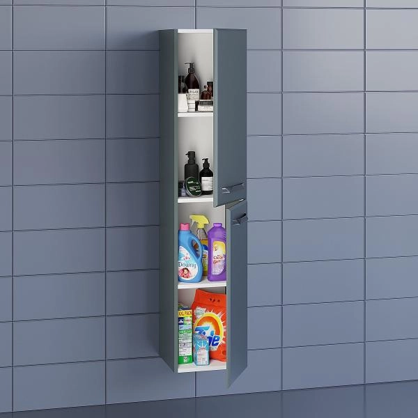 Пенал Uperwood Foster 36*30*160 см, подвесной, серый графит