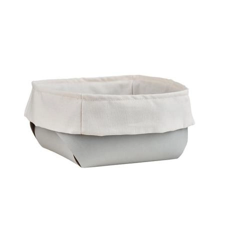 ADJ Корзина для хлеба, 15x15xH7 см., цвет: устричный/пепельная роза