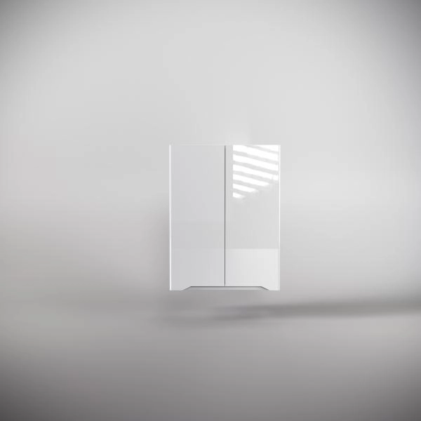 Подвесной Шкаф Style Line Марелла мини 600 Люкс антискрейтч белый глянец, PLUS