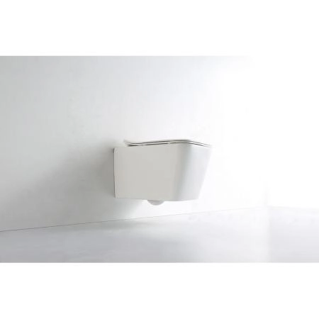Унитаз CeramaLux NS5170 52 см подвесной ,безободковый микролифт