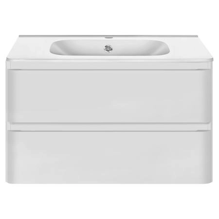 Тумба под раковину Vincea Vico 800 подвесная, 2 выкатных ящика soft close, G.White