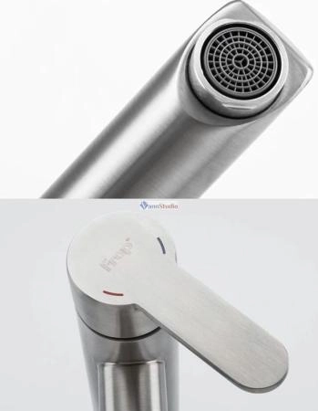 Смеситель для раковины Frap F10801-2 сатин