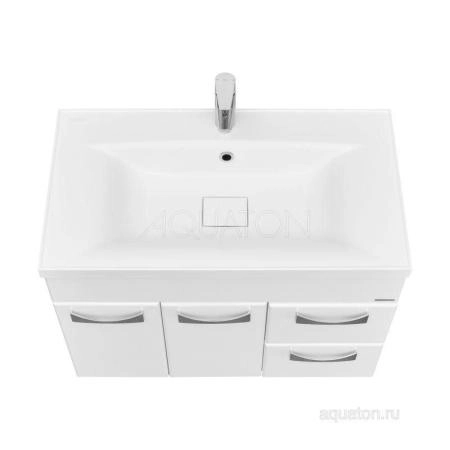 Тумба под раковину AQUATON Диор 80 1A167801DR010 белая напольная
