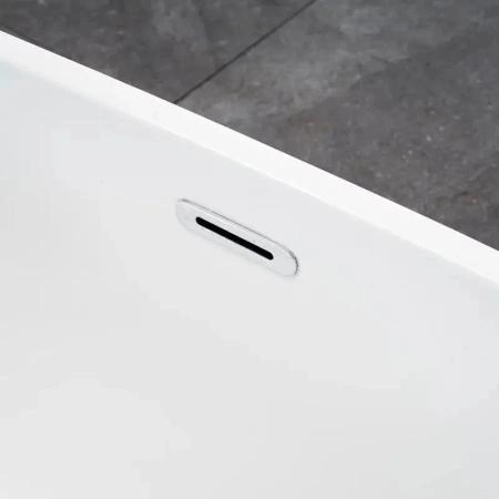 Ванна Cerutti Spa MIMI акриловая (1700x800x580) отдельностоящая, белая, со сливом-переливом