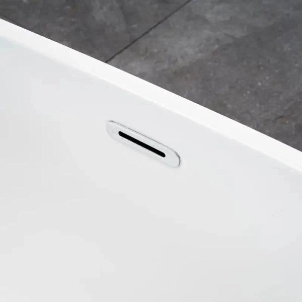 Ванна Cerutti Spa MIMI акриловая (1700x800x580) отдельностоящая, белая, со сливом-переливом