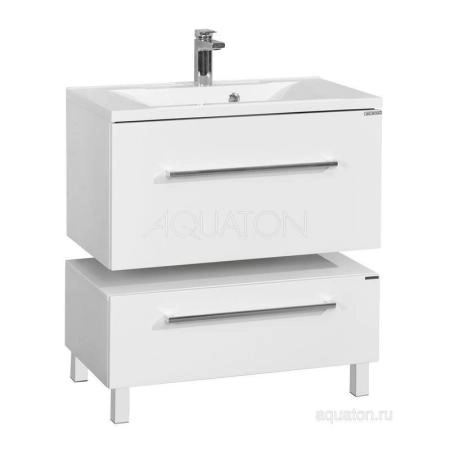 Тумба под раковину AQUATON Мадрид 80 М цвет белый