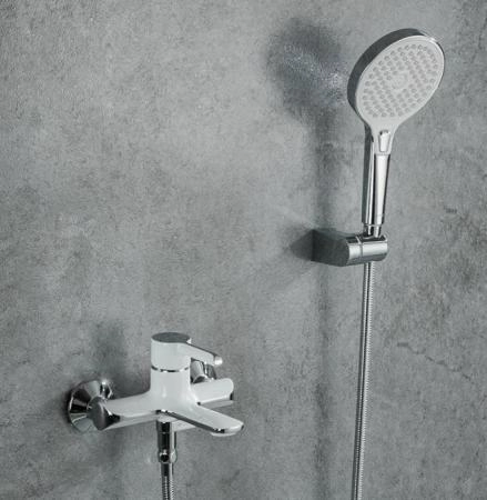 Смеситель для ванны Gappo G3203-8 белый/хром