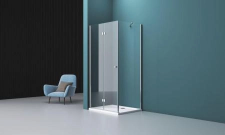 Душевой уголок BelBagno ALBANO 100x100 прозрачное стекло 6 мм профиль хром ALBANO-AS-1-100-C-Cr