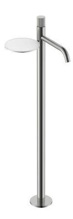 Смеситель STICK Boheme напольный для умыв. Nikel Brush с ручкой LINEA 120-NB.3