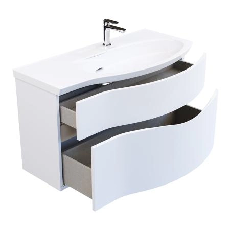 Тумба Kerama Marazzi RIVA РИВА RV.100Rh\WHT.M 100 см правая, белая матовая
