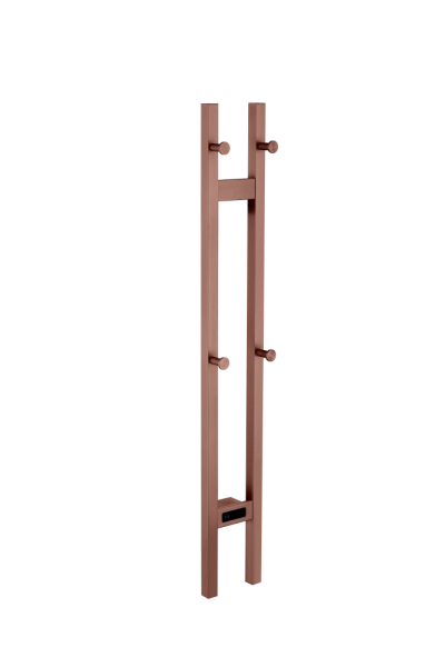 Полотенцесушитель электрический Boheme 2-трубы квадратный COPPER BRUSHED 728-CB