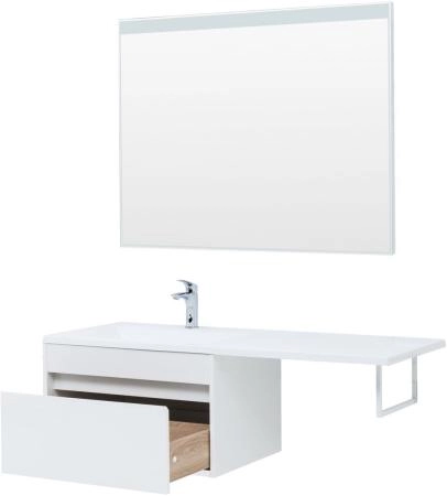 Тумба под раковину Aquanet Токио 68 белый (подвесная, 1 ящик)