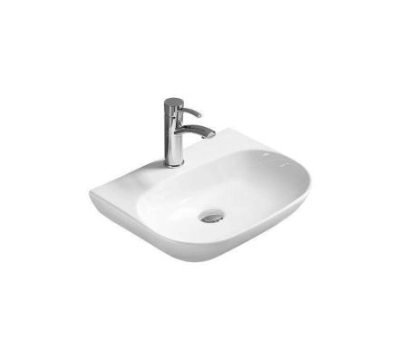 Раковина SantiLine SL-2005 50x38,5 подвесная керамическая Белый