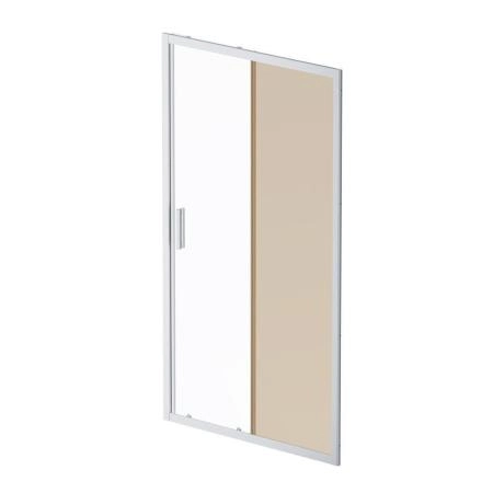 Дверь душевая в нишу AM.PM Gem W90G-110-1-195MBr прозрачное, бронзовое; профиль хром матовый