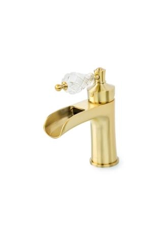 Смеситель для умывальника Boheme VOGUE CRYSTAL, бронза_Комплект 201-CRST