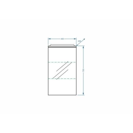 Зеркало-шкаф Stella Polar Альда 40/С