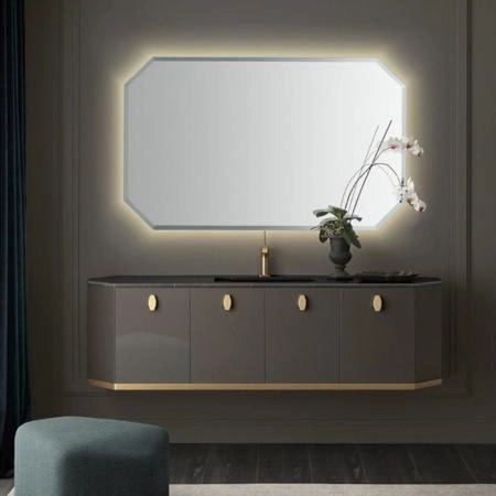 VITAGE milldue edition Dandy Комплект подвесной мебели 174х47хh46.1см, цвет: глянцевый Fango/Grafite