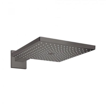 Hansgrohe 26238340 Raindance E Верхний душ 300х300 мм, 1 режим RainAir, боковой кроншт.390 мм, шлифованый черный хром