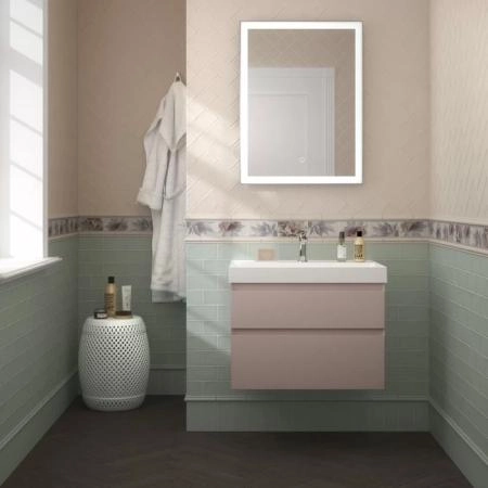 Тумба Kerama Marazzi CUBO КУБО CUB.70.2\MAL подвесная с ящиками 70, мальва матовая