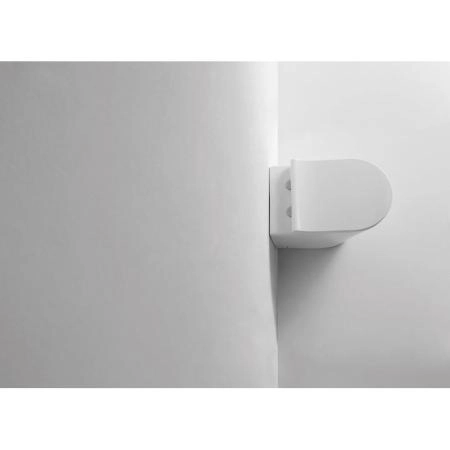 Унитаз CeramaLux NS-3178 56 см приставной безободковый микролифт