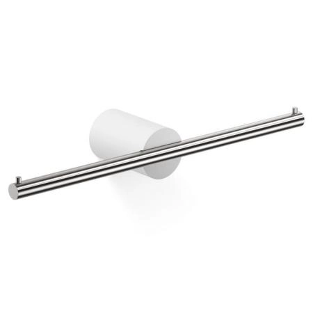 Decor Walther Stone TPH2 Держатель туалетной бумаги, двойной, подвесной, цвет: белый / сталь матовая