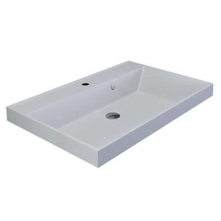 Раковина кварцевая Uperwood Classic Quartz 70 см, белая матовая, жасмин