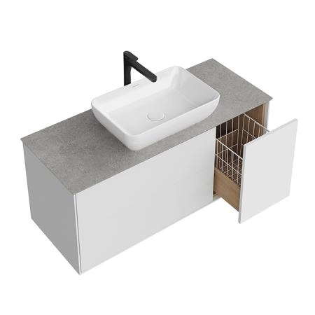 Тумба Kerama Marazzi PLAZA MODERN ПЛАЗА МОДЕРН PLB.M.120.3\WHT.V подвесная 120 белый 3 ящика
