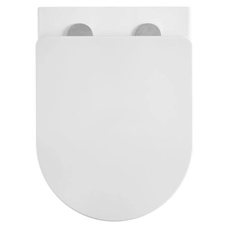 Унитазы Azario Унитаз подвесной безободковый Azario Grado AZ-0046-UQ3 с тонкой крышкой микролифт (Система смыва торнадо)