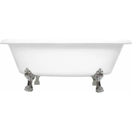 Ванна AquaStone Оливия ножки хром 180х90 иск. камень