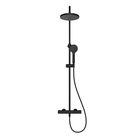 Душевая система VitrA Joy A4729836EXP с термостатическим смесителем и ручным душем матовая черная