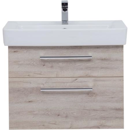 Тумба Dreja Q MAX 80 см под умывальник Q-80, дуб кантри, подвесная