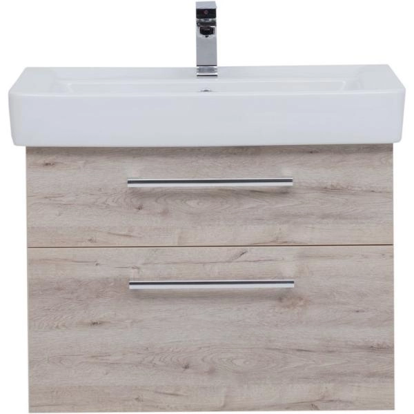 Тумба Dreja Q MAX 80 см под умывальник Q-80, дуб кантри, подвесная