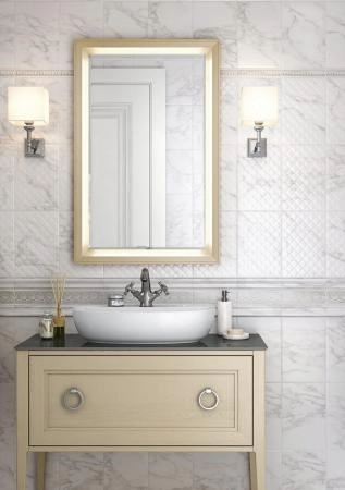 Зеркало Kerama Marazzi PLAZA CLASSIC ПЛАЗА КЛАССИК PL.C.mi.65\CAP 65, капучино матовое