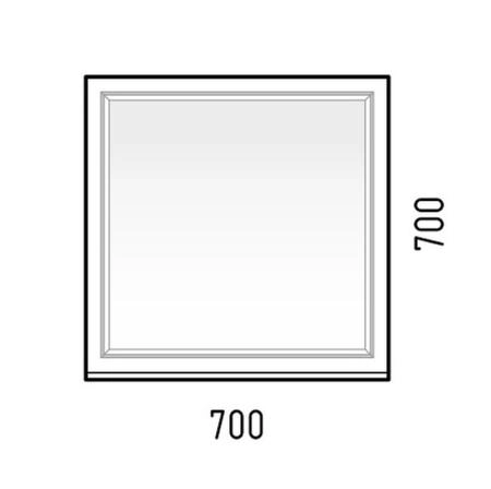 Зеркало с полкой Corozo Каролина 70