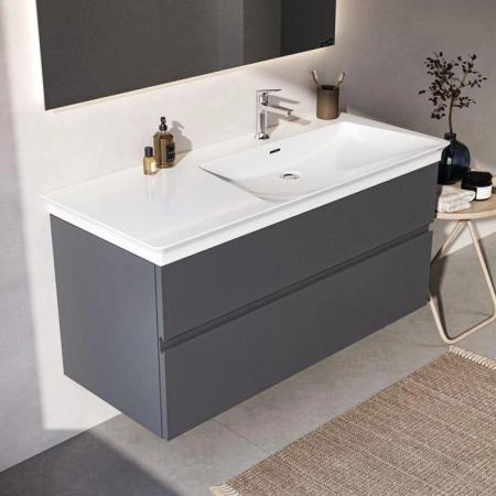 Ideal Standard La Dolce Vita Раковина 126х53.5хh14.5см, подвесная, ассиметричная, DX, цвет: белый