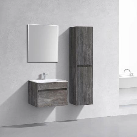 Тумба под раковину Vincea Chiara 600 подвесная, 1 выкатной ящик soft-close, G.Stone