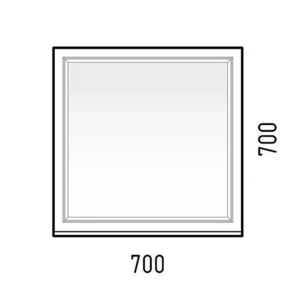 Зеркало с полкой Corozo Каролина 70