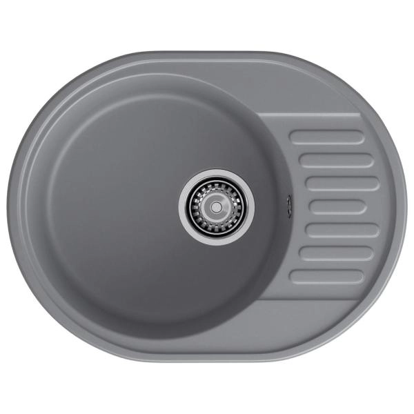 Кухонная мойка GranFest QUARZ 58, темно-серый